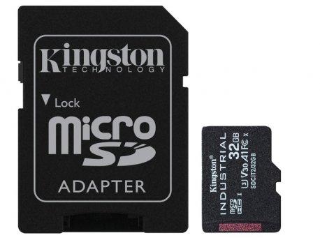 KINGSTON Industrial MicroSDHC/SDXC 32GB + Adapter SDCIT2/32GB