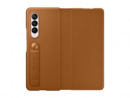 SAMSUNG Preklopna kozna futrola FOLD 3 BRAON EF-FF926-LAE