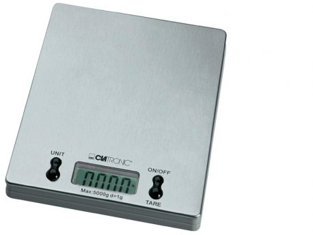 CLATRONIC Kuhinjska vaga  - KW3367 digitalna, inox, do 5kg