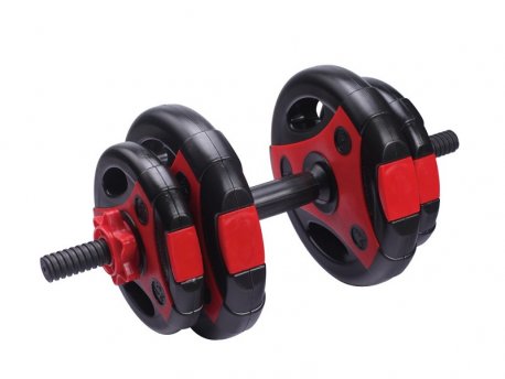 LiveUp Bučica podesiva 10kg set podesivih tegova- LS2314