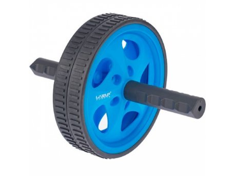 LiveUp LS3160B Točak za trbušnjake i vežbanje PVC, plavi
