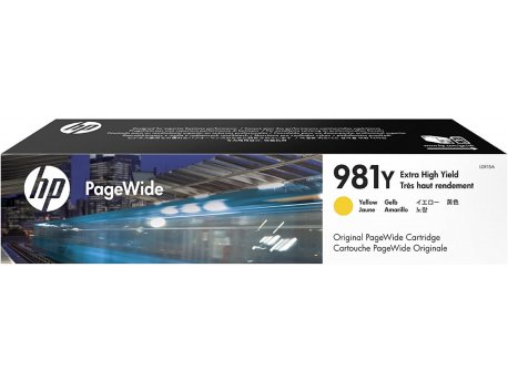 HP 981Y Extra High Yield Yellow Original PageWide Cartridge(L0R15A)