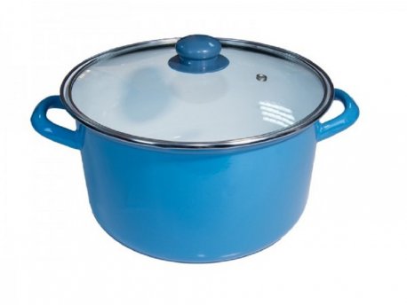 TEXELL Emajlirana šerpa sa poklopcem 5,6 L, 24x14 cm - TSE-269