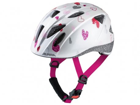 ALPINA Kaciga ximo white hearts 49-54  182504