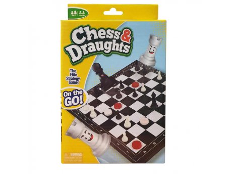 FUNVILLE DRUŠTVENA IGRA CHESS DRAUGHTS - ON THE GO