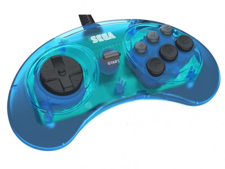 SEGA Gamepad Retro-Bit MD Mini 6-B USB Blue