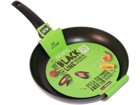 TEXELL Tiganj duboki Black Line 28 cm TPBL-D28