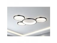 VESTA 372 PLAFONSKA SVETILJKA LED 50W 3000K CRNA