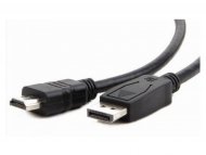 GEMBIRD DisplayPort na HDMI kabl, 1m, crni (CC-DP-HDMI-1M)
