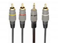 GEMBIRD 3.5mm 4-pin na RCA Audio-Video kabl, 1.5m (CCAP-4P3R-1.5M)