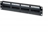 INTELLINET Rack Patch panel 19'' 1U Cat5e UTP 24 port 064-0122