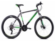 CAPRIOLO Bicikl Oxygen 26/21 sivo neon zeleno 20 920423-20