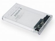 GEMBIRD EE2-U3S9-6 USB 3.0 Externo kućiste za 2.5'' SATA hard diskove 9,5mm transparentni + futrola
