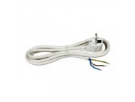 COMMEL Priključni kabl 16 A 250 V 3500 W, beli, 2m bulk H05VV-F 3G2,5