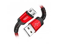 PROSTO USB 2.0 kabel, USB A- USB micro B, 1m