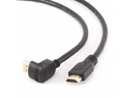 GEMBIRD HDMI 4K kabl, pozlaćen, sa konektorom od 90 stepeni, 3m (CC-HDMI490-10)