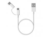 XIAOMI Mi 2-in-1 USB Cable Micro USB to Type C (100cm)
