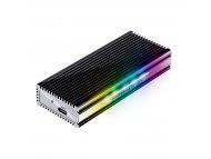 LC POWER LC-M2-C-MULTI-RGB M.2 SSD NVMe & SATA kućište