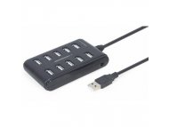 GEMBIRD USB 2.0, 10-port hub, crni (UHB-U2P10P-01)