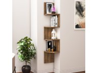 HANAH HOME Zidna polica Desaldo Walnut