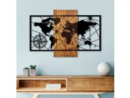 WALLXPERT Zidna dekoracija World Map 3 M