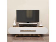 HANAH HOME TV polica Rose Walnut White (845HCT3049)