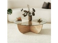 HANAH HOME Sto za dnevnu sobu Lily Sapphire Oak