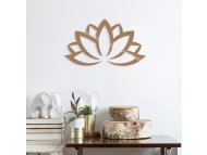 WALLXPERT Zidna dekoracija Lotus Flower 2 Copper