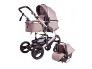 PUERRI Passeggino kolica za bebe 3 u 1 - Beige
