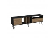 HANAH HOME TV polica Mistico (180) Walnut Black (875ZNA3058)