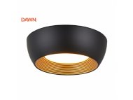DAWN Vesta 625 plafonska svetiljka 40W 3000K CRNA/ZLATO