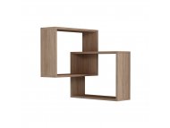 HANAH HOME Zidna polica Ring Sonoma Oak