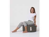 ATELIER DEL SOFA Lazy bag Round Pouf Fume