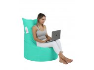 ATELIER DEL SOFA Lazy bag Balina Turquoise