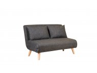ATELIER DEL SOFA Sofa Folde 2 Seater Dark Grey
