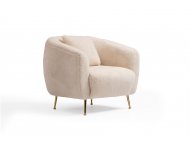 ATELIER DEL SOFA Fotelja Istiridye Beige 1