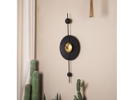 WALLXPERT Dekorativni metalni zidni sat APS138LSAA