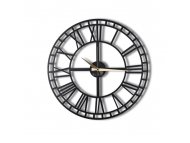 WALLXPERT Dekorativni metalni zidni sat WATCH 038