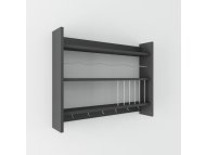HANAH HOME Kuhinjska polica Kolin Anthracite