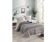 L`ESSENTIEL MAISON Prekrivač sa jastucnicama Creative Grey
