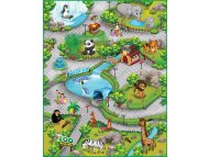 ROLLMATZ Podloga za igranje Gradski Zoološki vrt 100 x 120cm
