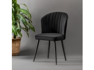 HANAH HOME Stolice Rubi Black