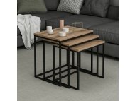 HANAH HOME Set stolova Evia Walnut