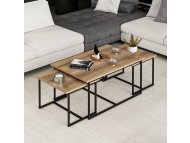HANAH HOME Set stolova Levada Walnut