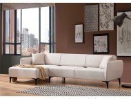 ATELIER DEL SOFA Ugaona garnitura Belissimo Left Off White