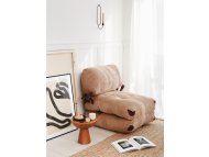 ATELIER DEL SOFA Fotelja Fold Kadife Camel