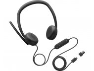 DELL WH3024 Wired Headset slušalice sa mikrofonom crne
