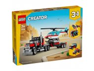 LEGO Kamion s ravnom platformom i helihopterom 31146