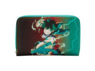LOUNGEFLY My Hero Academia Deku Zip Around Wallet