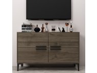 HANAH HOME TV polica Ctn Walnut